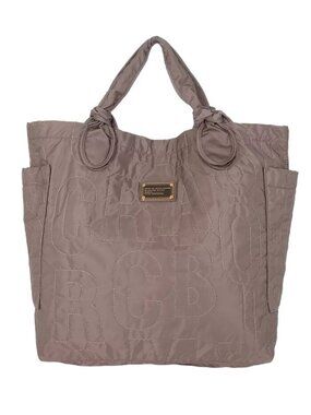 Marc Jacobs Pretty Nylon Tate Tote Quartz Grey Quilted Bag